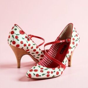 New In Box, Naughty Monkey Cherry Pop Heels